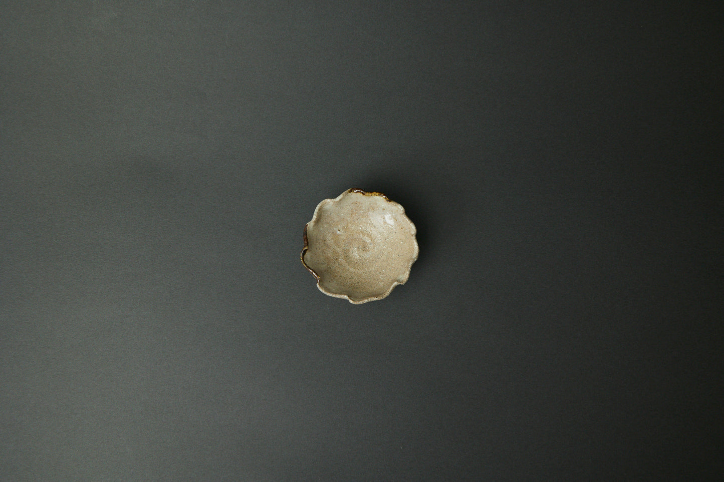 木俣薫 / 粉引輪花高足小付