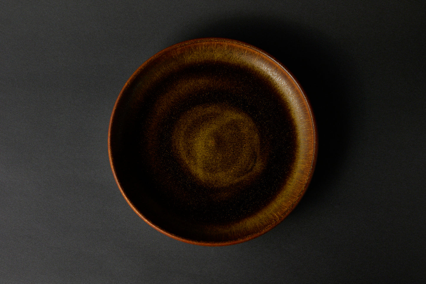 北側雄一 /7.5寸玉緑深皿